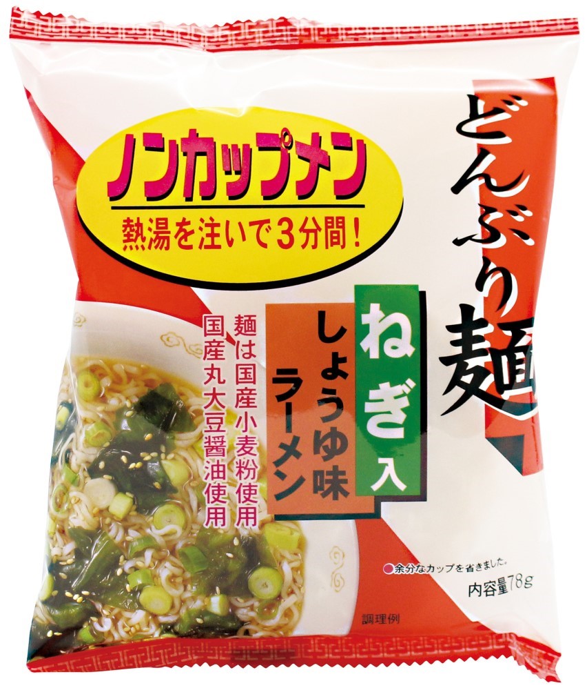 どんぶり麺・しょうゆ味ラーメン　78g