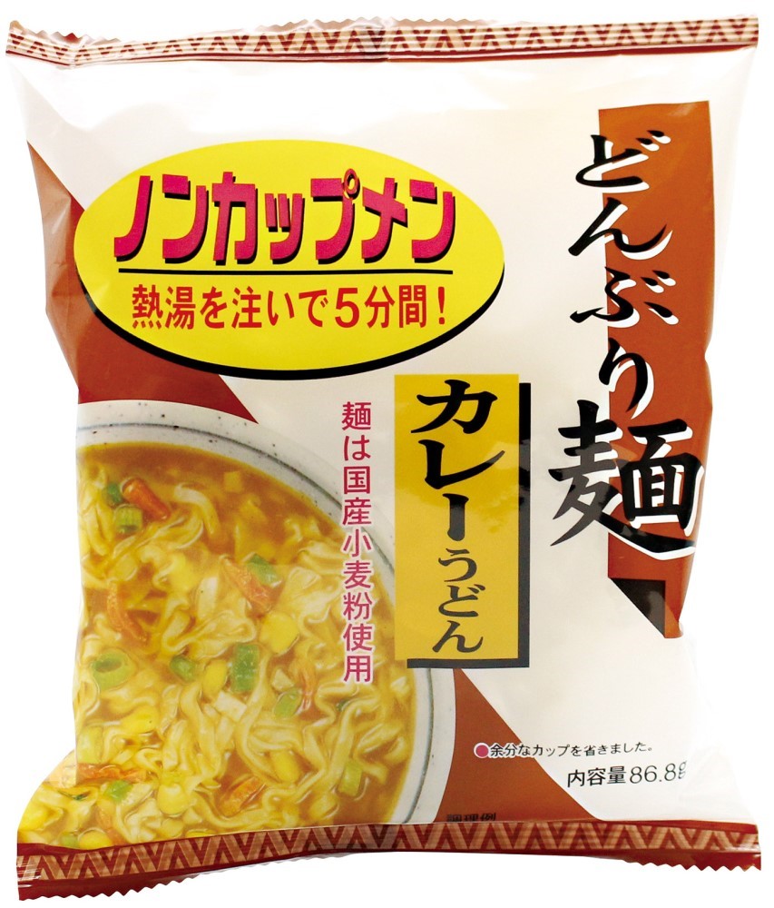 どんぶり麺・カレーうどん　86.8g