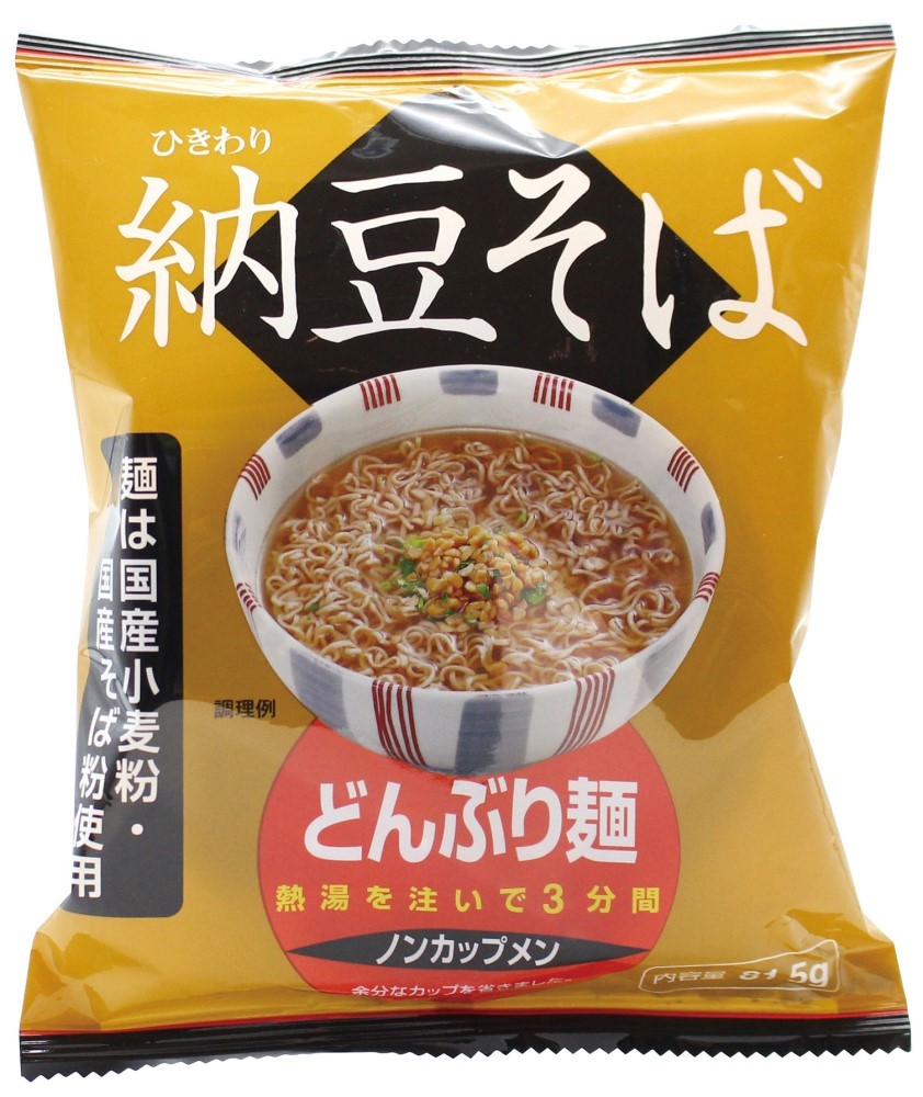 どんぶり麺・納豆そば　81.5g