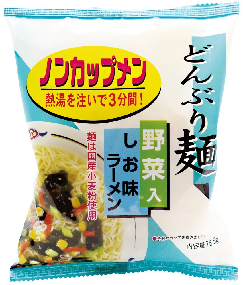 どんぶり麺・しお味ラーメン　78.5g