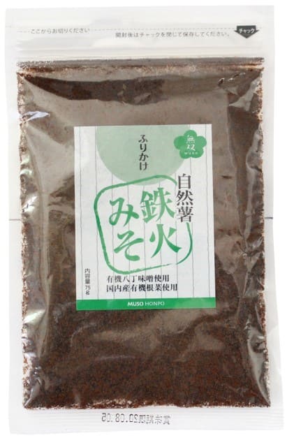 自然薯鉄火みそ〈袋〉　75g