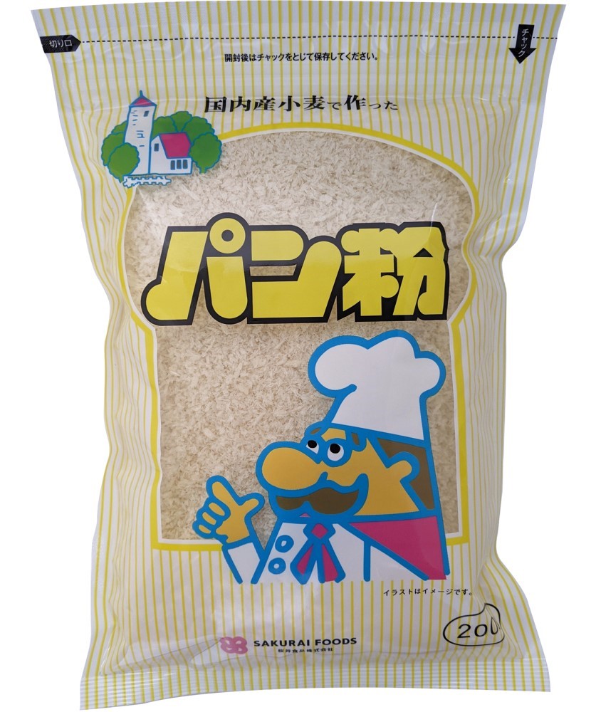 国内産・パン粉　200g