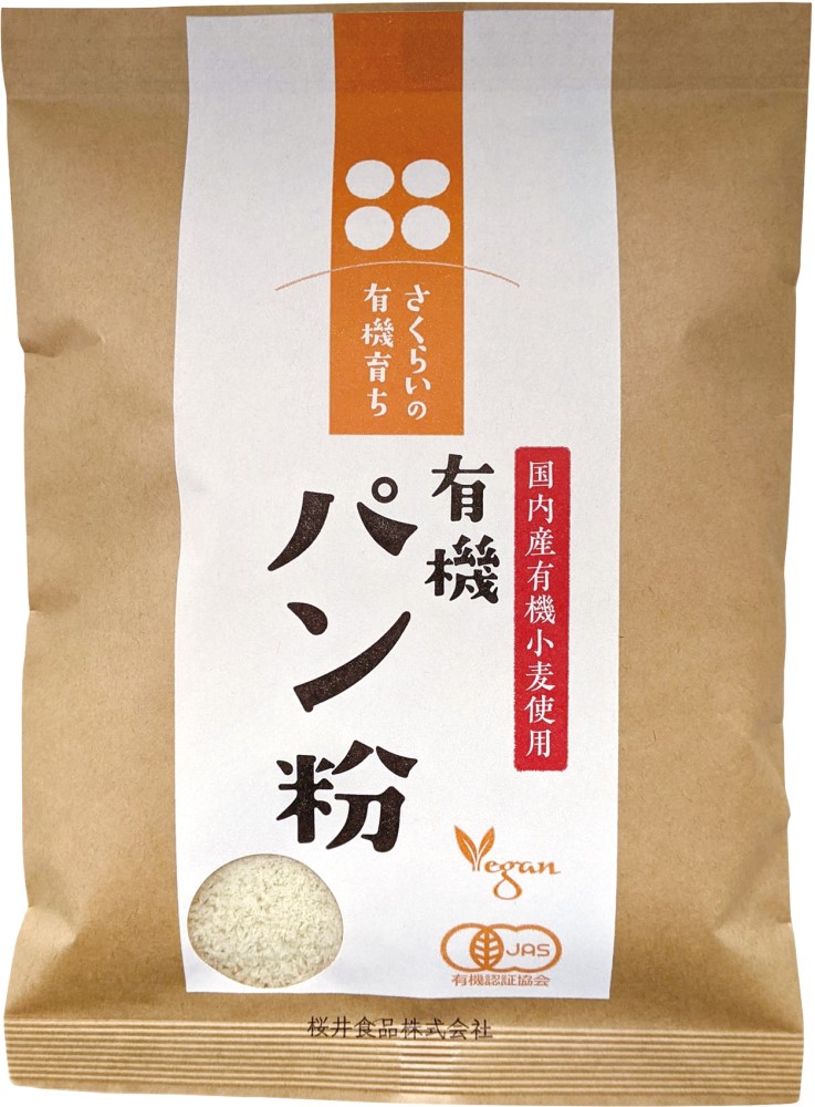有機育ち・パン粉　100g