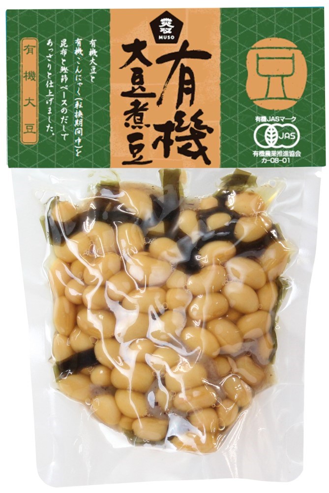 有機大豆煮豆　145g