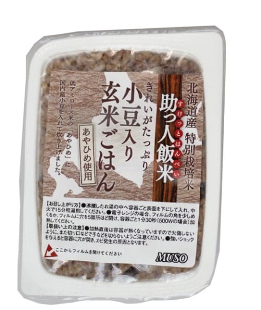 助っ人飯米・小豆入り玄米ごはん　160g
