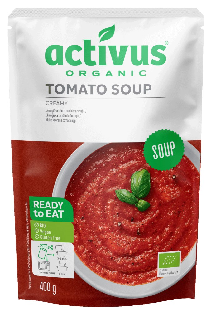 activus　オーガニックトマトスープ　400g