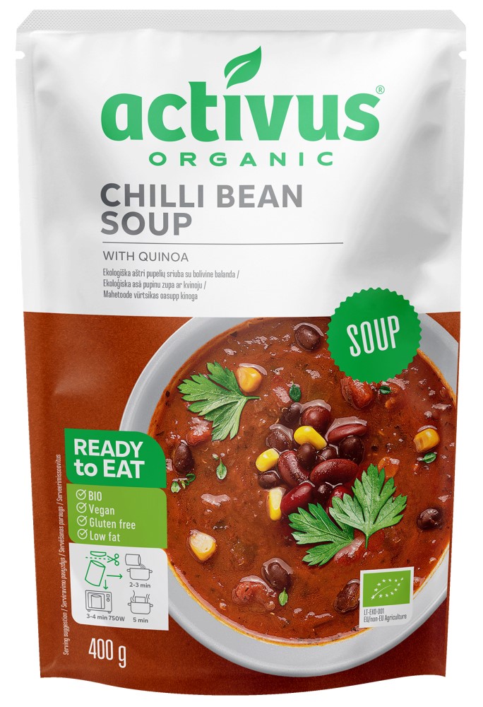 activus　オーガニックチリビーンズ　400g