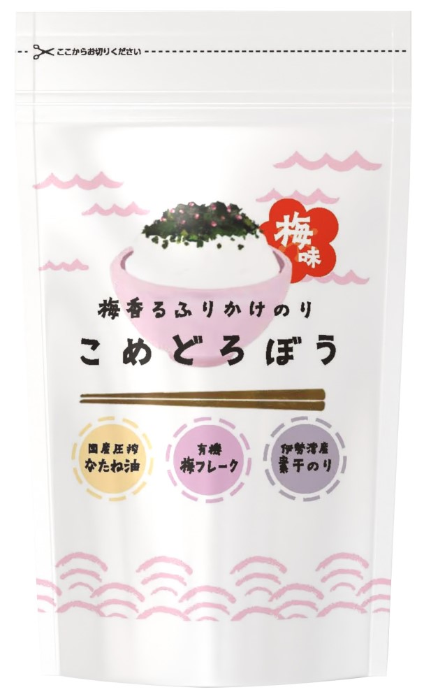 梅香るふりかけのり・こめどろぼう　25g