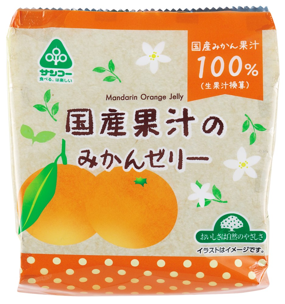 国産果汁のみかんゼリー　132g(22g×6個)