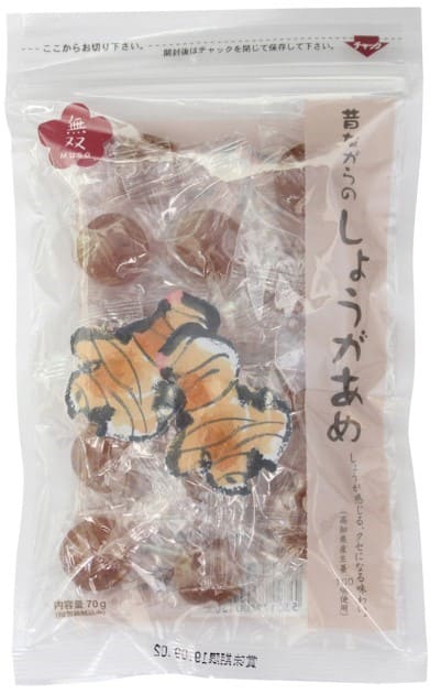 昔ながらのしょうがあめ　70g