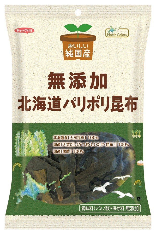 純国産 北海道パリポリ昆布　25g