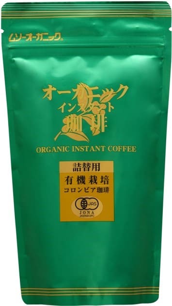 オーガニックインスタント珈琲・詰替用　85g