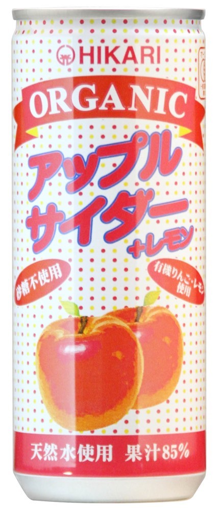 オーガニックアップルサイダー＋レモン　250ml
