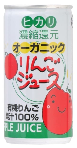 オーガニックりんごジュース　190g