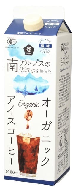 オーガニックアイスコーヒー・微糖　1000ml