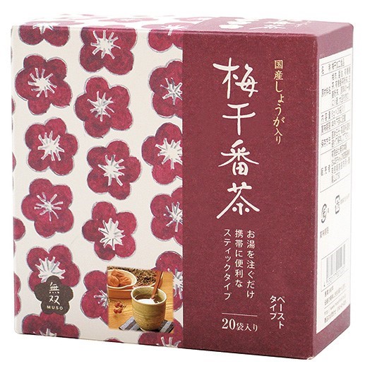 国産生姜入り梅干番茶・スティック　8g×20