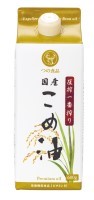 圧搾一番搾り国産こめ油紙パック　600g