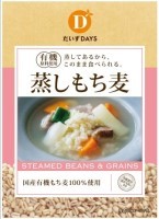 国産有機原料使用蒸しもち麦　70g