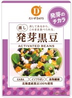 蒸し発芽黒豆　70g
